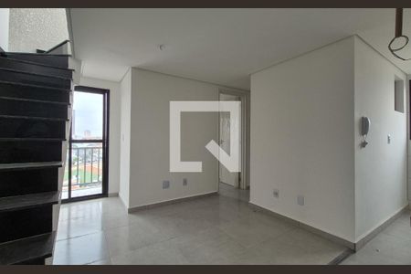 Sala de apartamento à venda com 2 quartos, 79m² em Vila Progresso, Santo André