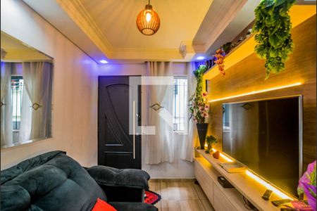 Sala de apartamento para alugar com 2 quartos, 50m² em Vila Aquilino, Santo André