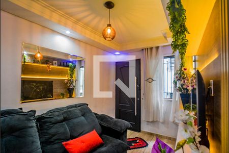 Sala de apartamento para alugar com 2 quartos, 50m² em Vila Aquilino, Santo André