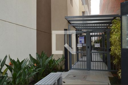Fachada + Plaquinha de kitnet/studio para alugar com 1 quarto, 37m² em Vila Mariana, São Paulo
