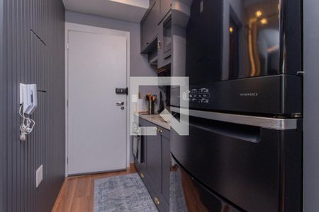 Cozinha de kitnet/studio para alugar com 1 quarto, 24m² em Vila Mariana, São Paulo