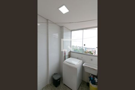 Área de Serviço de apartamento à venda com 4 quartos, 98m² em Santa Rosa, Belo Horizonte