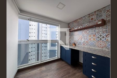 Varanda da Sala de apartamento para alugar com 2 quartos, 63m² em Vila Assunção, Santo André