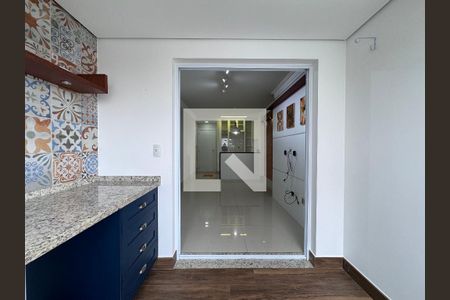 Varanda da Sala de apartamento para alugar com 2 quartos, 63m² em Vila Assunção, Santo André