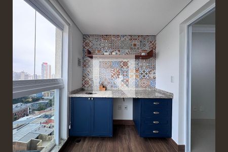 Varanda da Sala de apartamento para alugar com 2 quartos, 63m² em Vila Assunção, Santo André
