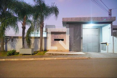 Fachada de casa de condomínio à venda com 3 quartos, 100m² em Rondônia, Novo Hamburgo