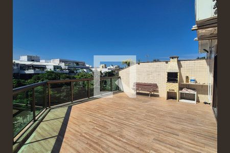 Varanda da Sala de apartamento à venda com 3 quartos, 165m² em Recreio dos Bandeirantes, Rio de Janeiro