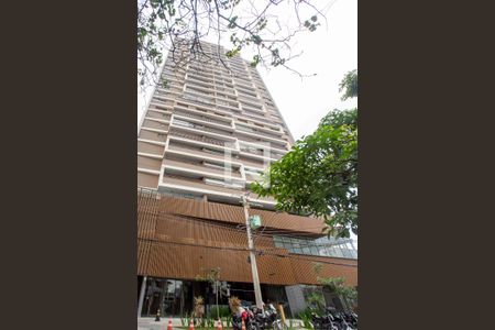 Fachada do Prédio de kitnet/studio para alugar com 1 quarto, 33m² em Vila Gumercindo, São Paulo