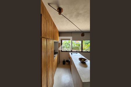 Cozinha de apartamento para alugar com 1 quarto, 100m² em Itaim Bibi, São Paulo
