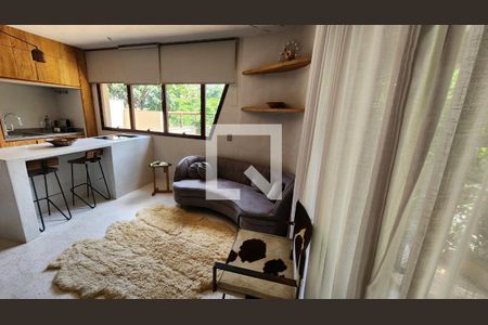 Sala de apartamento para alugar com 1 quarto, 100m² em Itaim Bibi, São Paulo