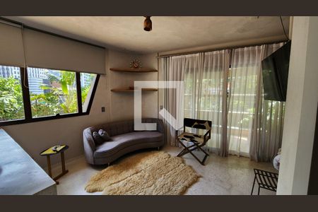 Sala de apartamento para alugar com 1 quarto, 100m² em Itaim Bibi, São Paulo