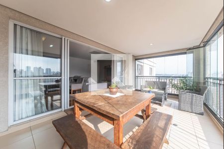 Varanda de apartamento à venda com 3 quartos, 128m² em Vila Guarani (zona Sul), São Paulo