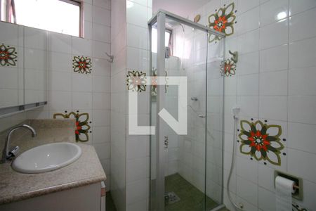 Banheiro  de apartamento à venda com 3 quartos, 95m² em Santo Agostinho, Belo Horizonte