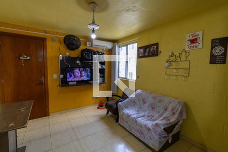 Sala/Cozinha de apartamento à venda com 2 quartos, 43m² em Vila Nova, Porto Alegre