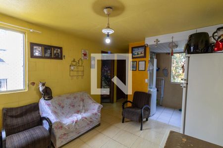 Sala/Cozinha de apartamento à venda com 2 quartos, 43m² em Vila Nova, Porto Alegre