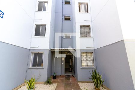 Fachada do bloco de apartamento à venda com 2 quartos, 43m² em Vila Nova, Porto Alegre