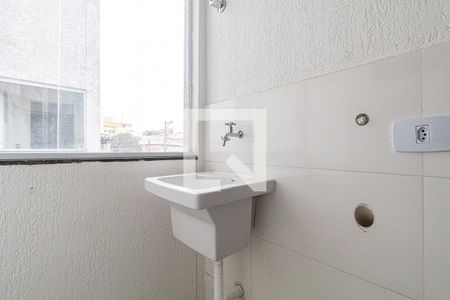 Sala/Cozinha/Área de Serviço  de apartamento à venda com 2 quartos, 33m² em Jardim Coimbra, São Paulo