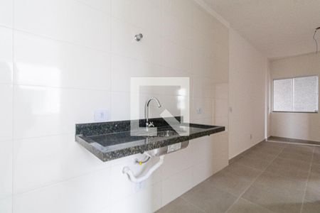 Sala/Cozinha/Área de Serviço  de apartamento à venda com 2 quartos, 33m² em Jardim Coimbra, São Paulo
