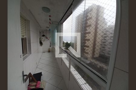 Varanda da Sala de apartamento para alugar com 3 quartos, 100m² em Itararé, São Vicente