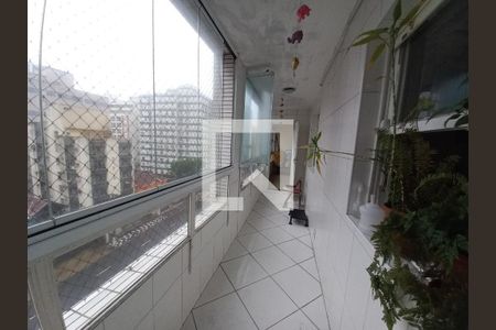 Varanda da Sala de apartamento para alugar com 3 quartos, 100m² em Itararé, São Vicente