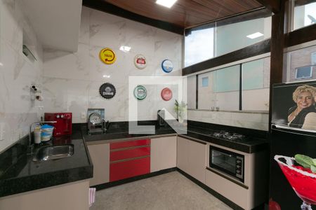 Espaço Gourmet de apartamento à venda com 3 quartos, 160m² em Santa Rosa, Belo Horizonte