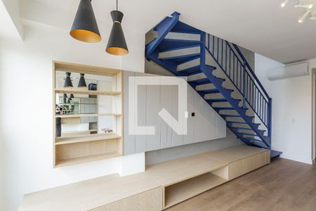 Sala de kitnet/studio à venda com 1 quarto, 61m² em Indianópolis, São Paulo