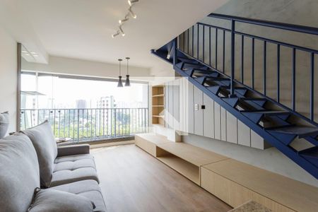 Sala de kitnet/studio à venda com 1 quarto, 61m² em Indianópolis, São Paulo