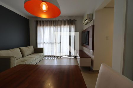 Sala de apartamento para alugar com 1 quarto, 49m² em Jardim Botânico, Ribeirão Preto