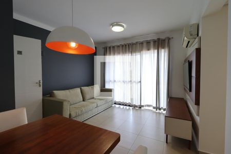 Sala de apartamento para alugar com 1 quarto, 49m² em Jardim Botânico, Ribeirão Preto