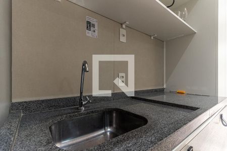Cozinha de kitnet/studio à venda com 1 quarto, 24m² em Centro Histórico de São Paulo, São Paulo