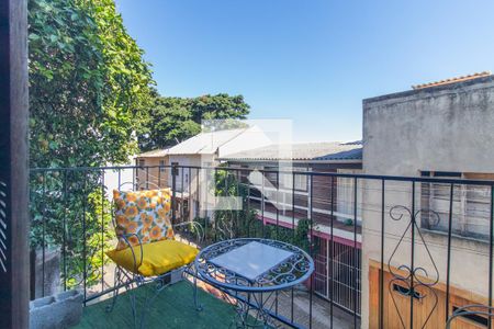 Varanda da Sala de casa à venda com 2 quartos, 120m² em Cristal, Porto Alegre
