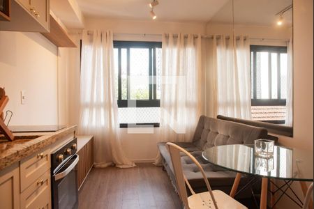 Sala de apartamento para alugar com 1 quarto, 28m² em Mirandópolis, São Paulo