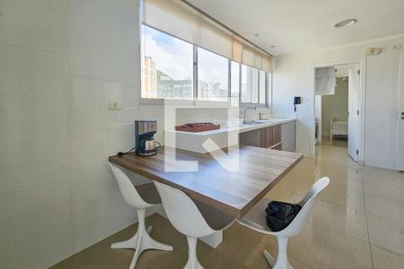 Cozinha de apartamento para alugar com 3 quartos, 180m² em Centro, Guarujá