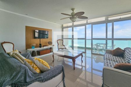 Sala de apartamento para alugar com 3 quartos, 180m² em Centro, Guarujá