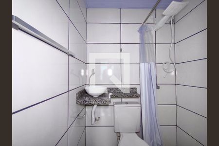 Banheiro da Kitnet de kitnet/studio para alugar com 1 quarto, 12m² em São Cristóvão, Rio de Janeiro