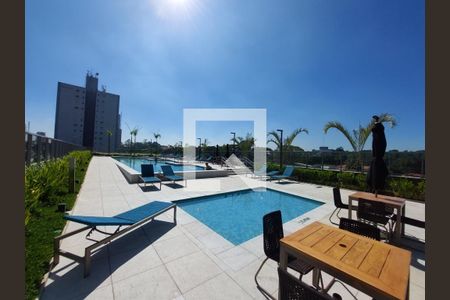 Área comum - Piscina de kitnet/studio à venda com 1 quarto, 25m² em Santo Amaro, São Paulo