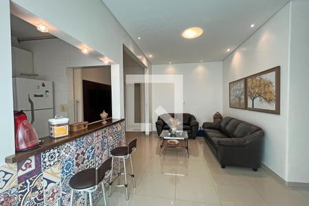 Sala de apartamento para alugar com 2 quartos, 80m² em Pompéia, Santos