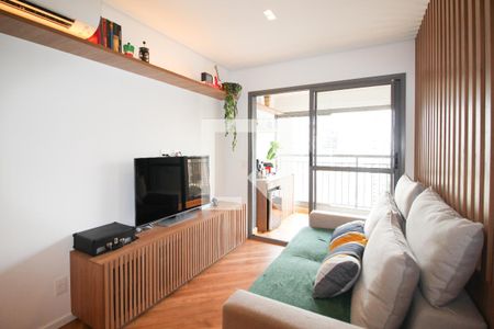 Sala de apartamento à venda com 1 quarto, 54m² em Indianópolis, São Paulo