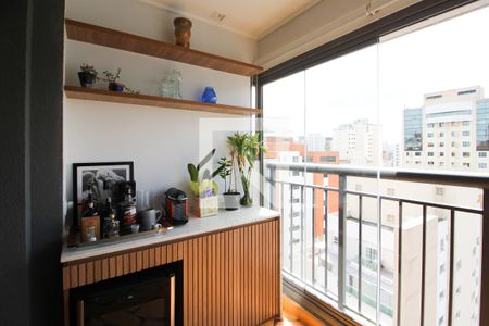 Varanda de apartamento à venda com 1 quarto, 54m² em Indianópolis, São Paulo