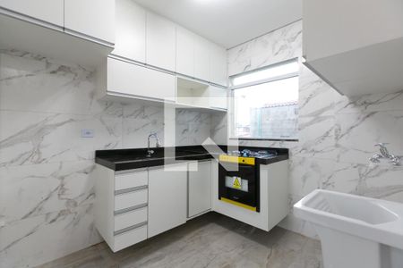 Cozinha e Área de Serviço de apartamento para alugar com 2 quartos, 40m² em Cidade Líder, São Paulo