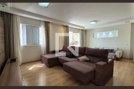 Sala de apartamento à venda com 3 quartos, 130m² em Jardim, Santo André