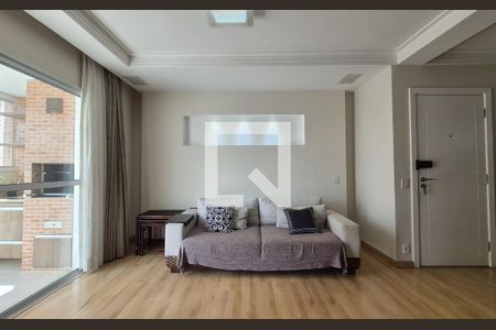 Sala de apartamento à venda com 3 quartos, 130m² em Jardim, Santo André