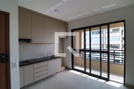 Sala/Cozinha de apartamento para alugar com 1 quarto, 34m² em Saraiva, Uberlândia