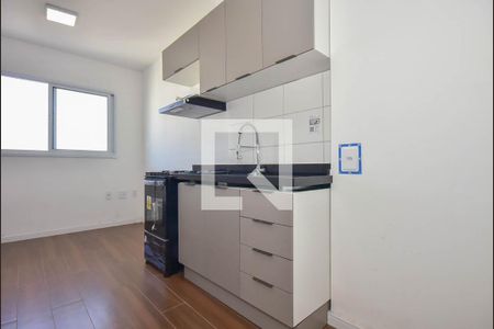 Cozinha de apartamento para alugar com 1 quarto, 25m² em Vila Andrade, São Paulo