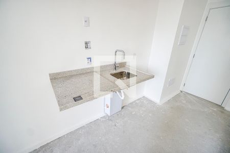 Cozinha de kitnet/studio para alugar com 1 quarto, 23m² em Tatuapé, São Paulo