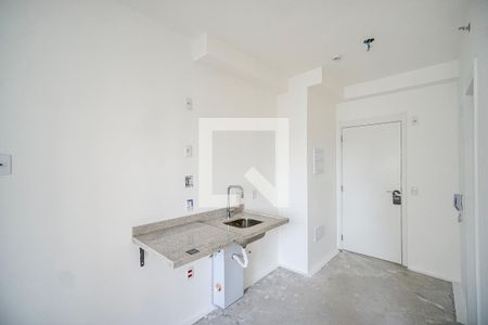 Cozinha de kitnet/studio para alugar com 1 quarto, 23m² em Tatuapé, São Paulo
