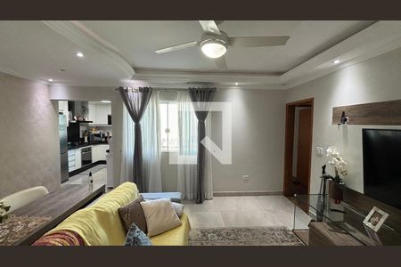 Sala  de apartamento à venda com 3 quartos, 160m² em Vila Camilópolis, Santo André