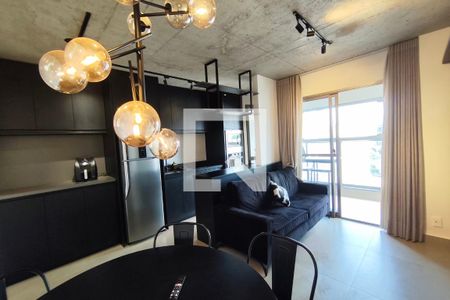 Sala de apartamento para alugar com 1 quarto, 41m² em Cambuí, Campinas