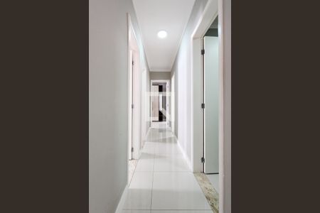 Corredor de apartamento para alugar com 3 quartos, 87m² em Nova Petrópolis, São Bernardo do Campo