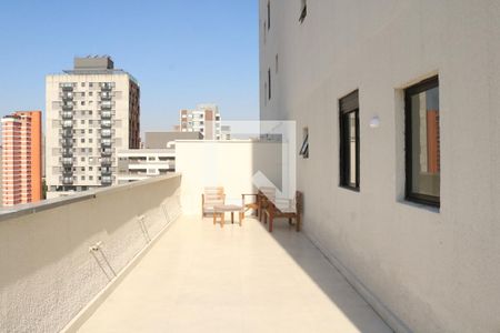 Varanda do Studio de kitnet/studio à venda com 1 quarto, 33m² em Pompeia, São Paulo